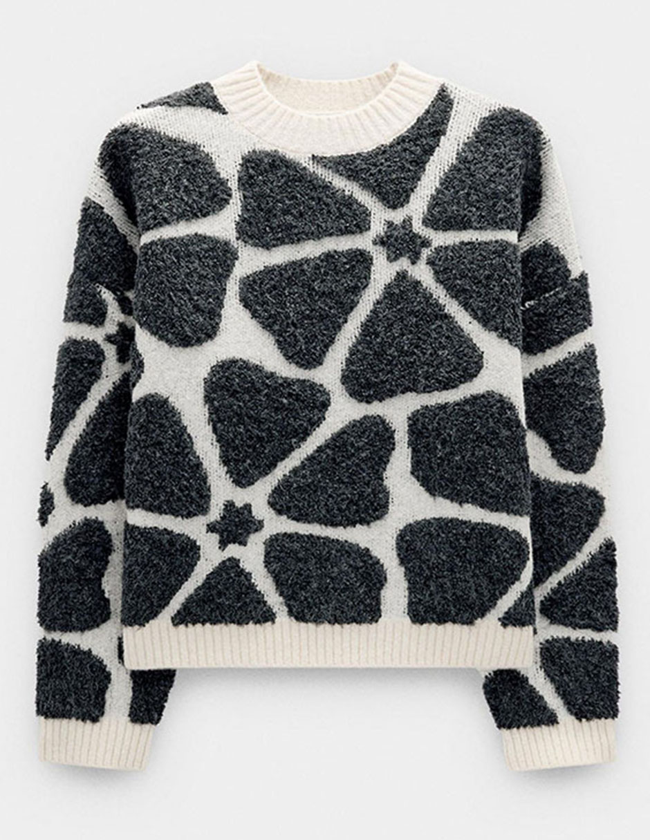 Suéter cuello redondo para mujer 5