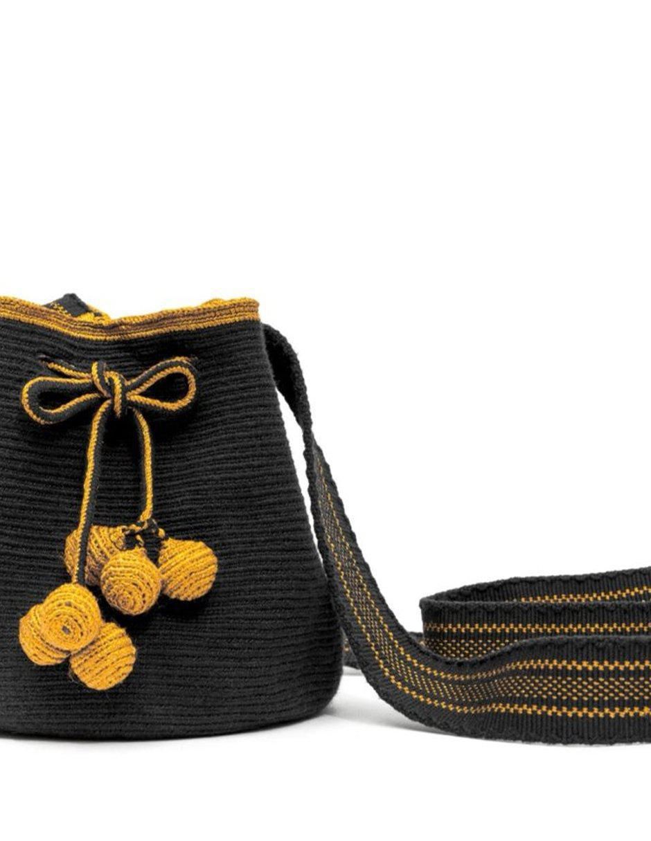 Bolsa crossbody Artesanal Wayuu de algodón para mujer 2