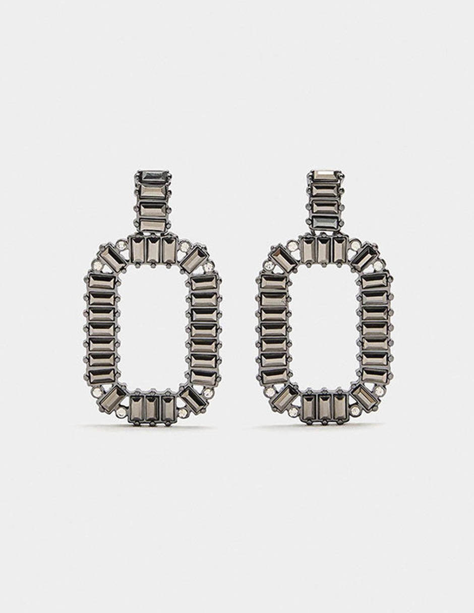 Aretes Silver Delicates con acabado liso