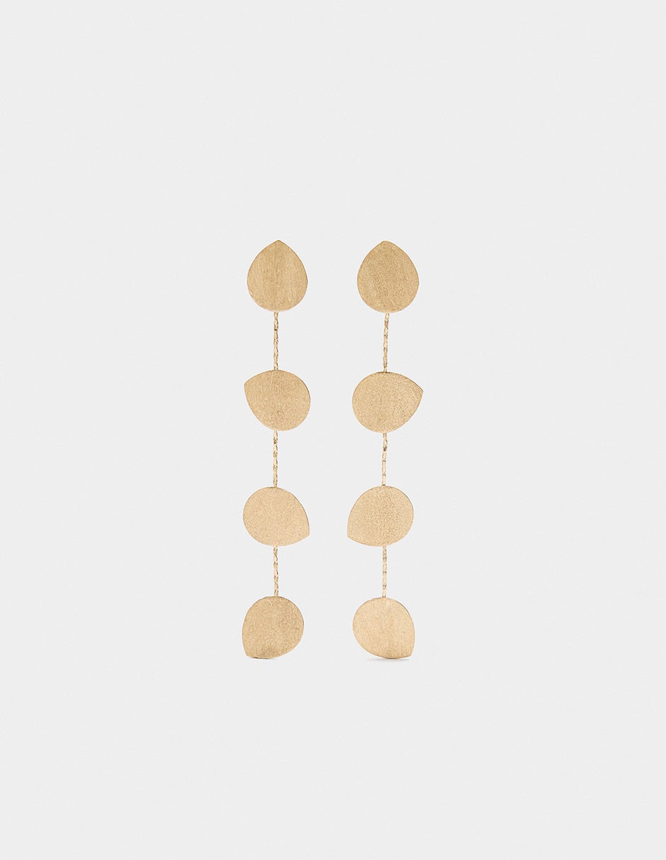 Aretes largos Golden Delicates