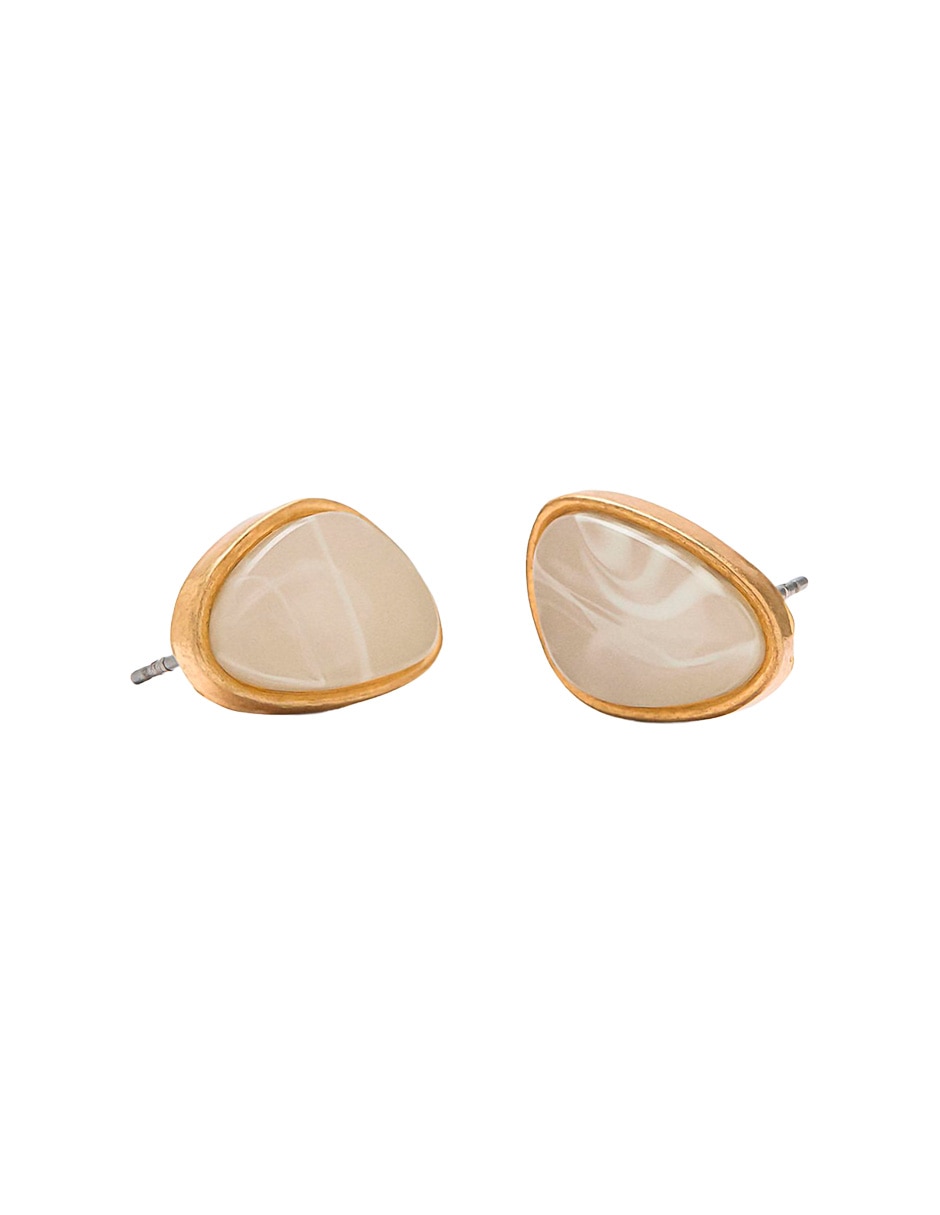 Aretes cortos Golden Basics Extra 2
