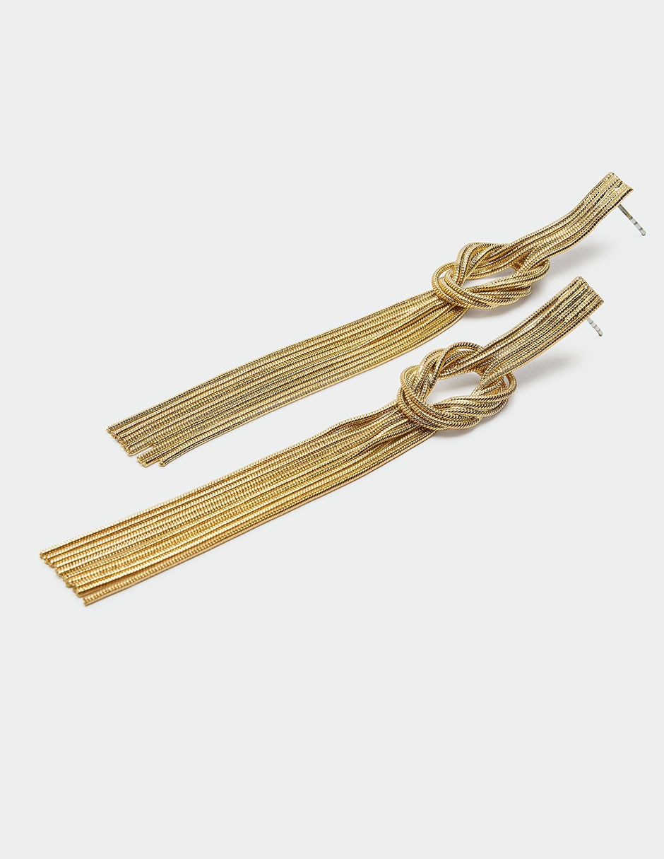 Aretes largos Golden Delicates 2