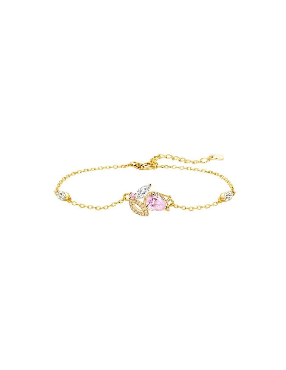 Pulsera acabado chapa de oro