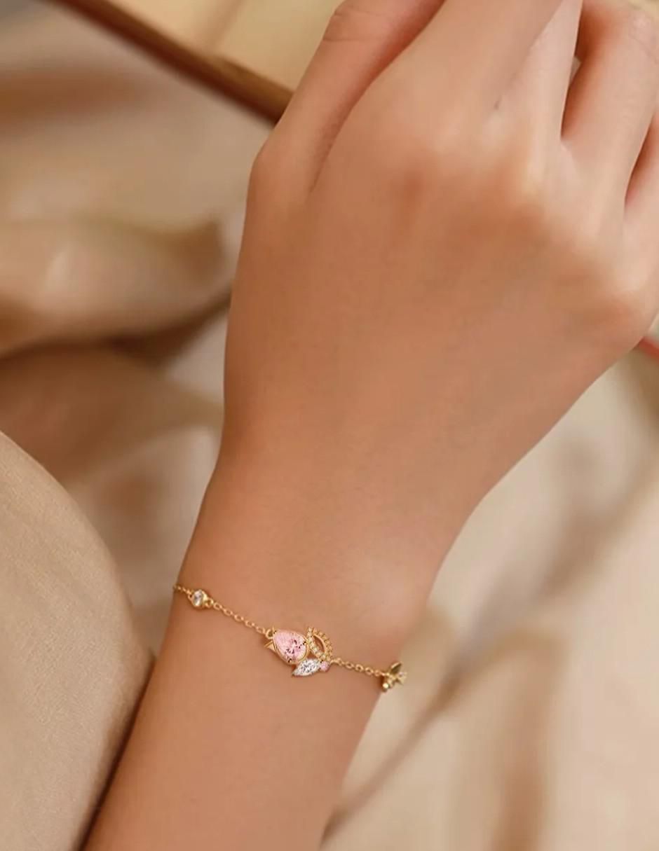 Pulsera acabado chapa de oro 2