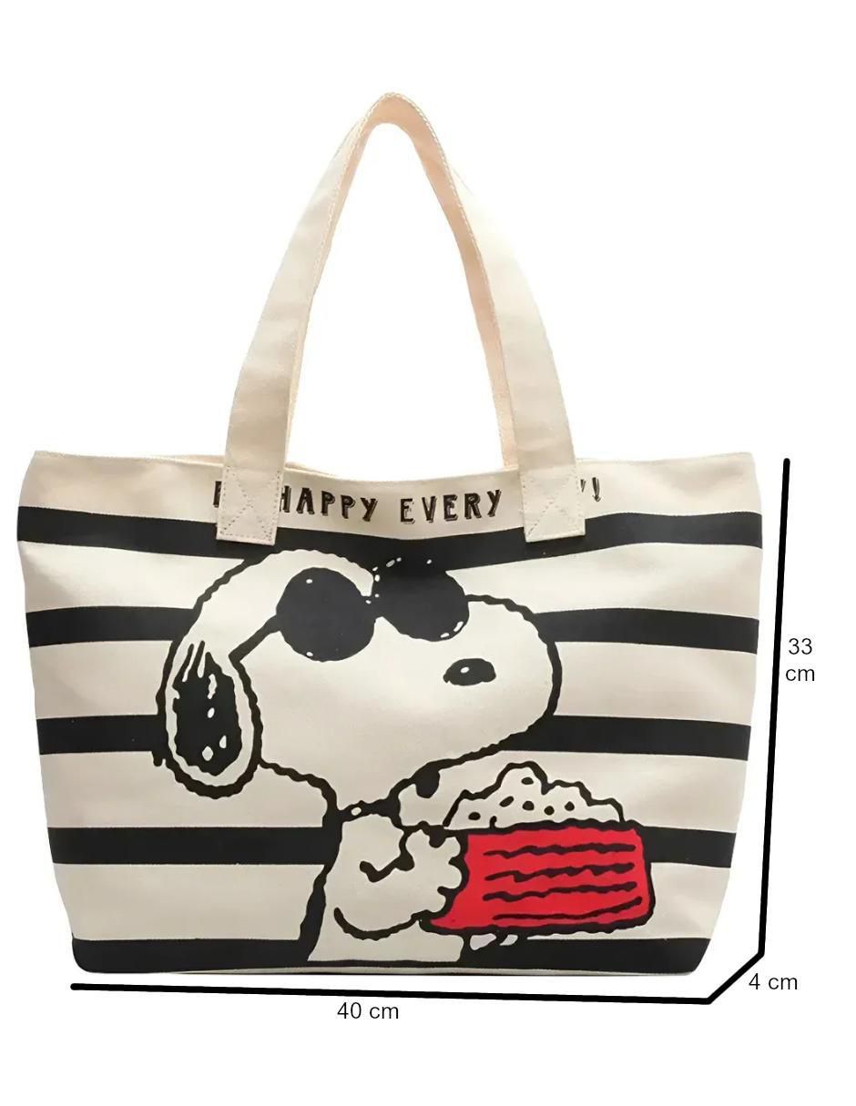 Bolsa tote Snoopy para mujer 5