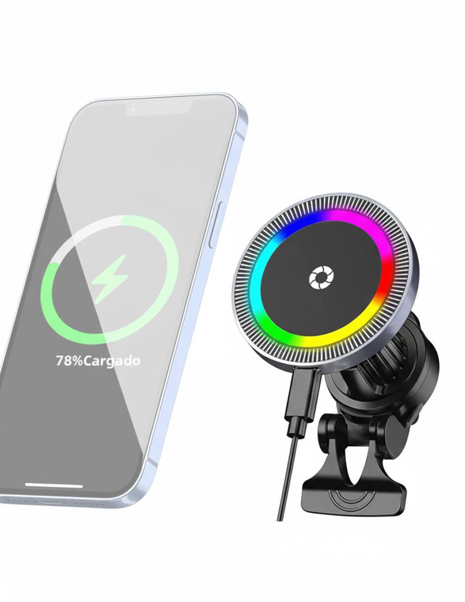 Cargador inalámbrico de 15 W USB + USB tipo C 5