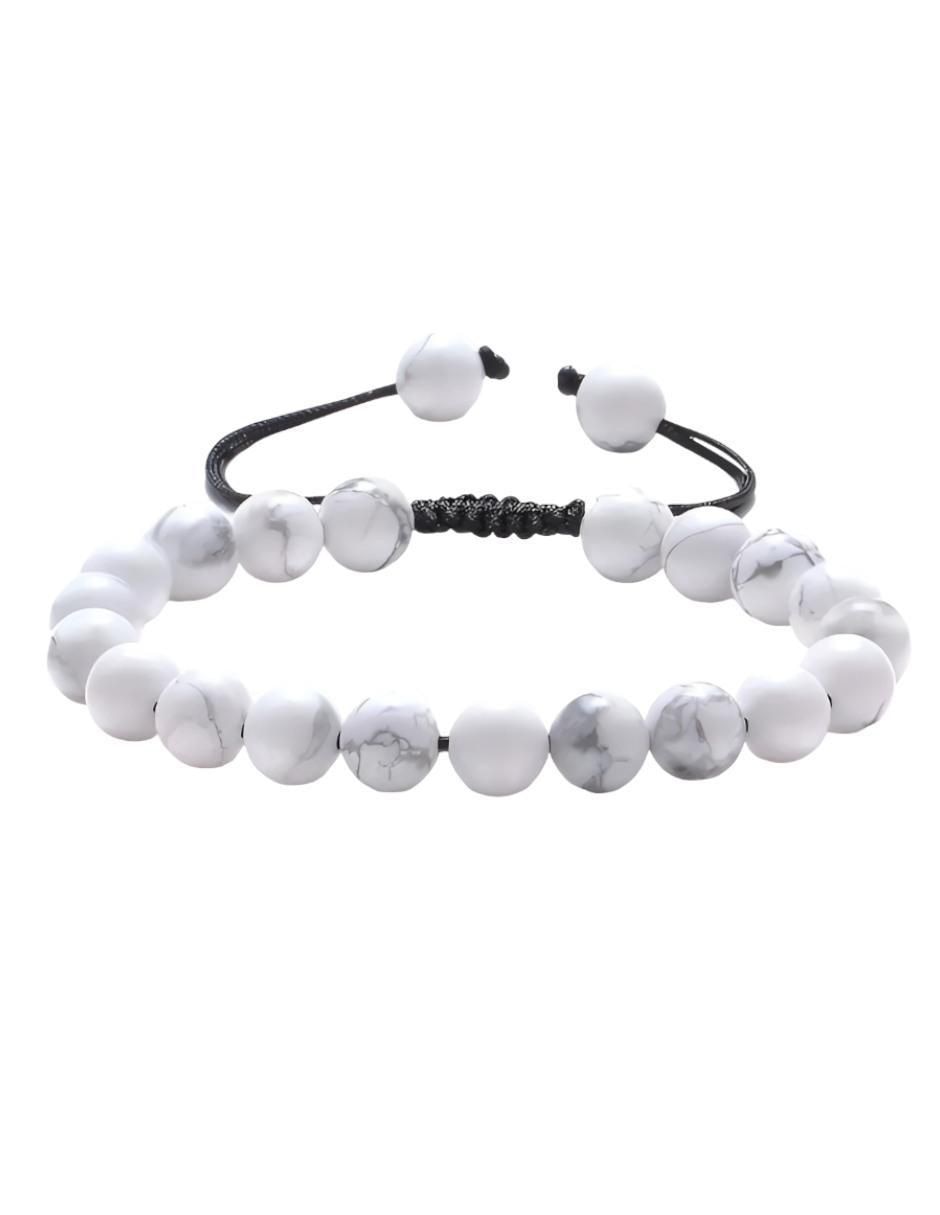 Pulsera con turquesa acabado brillante