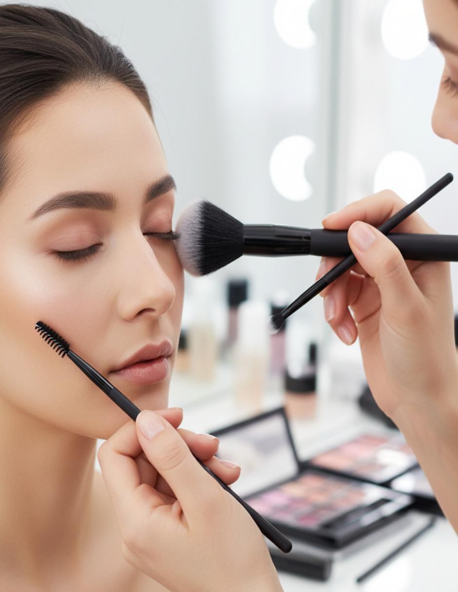Set cosmetiquera para maquillaje 7 piezas unisex 3