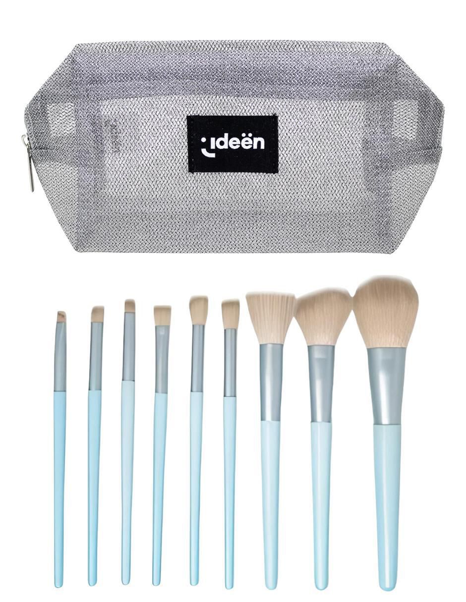 Set cosmetiquera para maquillaje 10 piezas para mujer