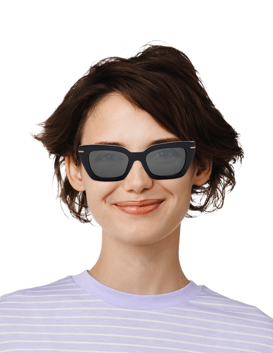 LENTES SOLARES MAP 36882 RECTAN, NEGRO
