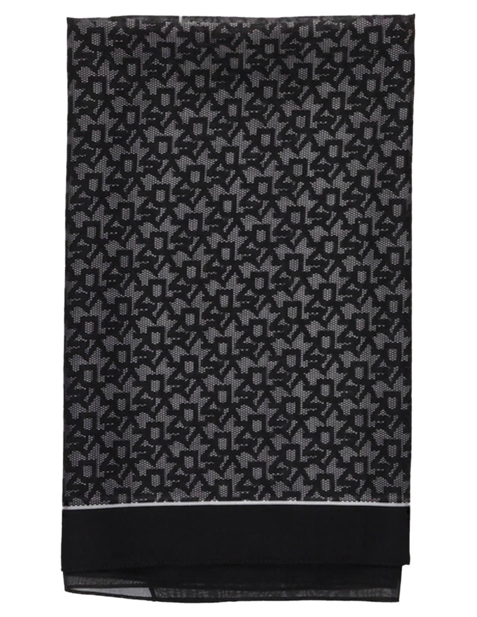 Pashmina con estampado logo para mujer 2