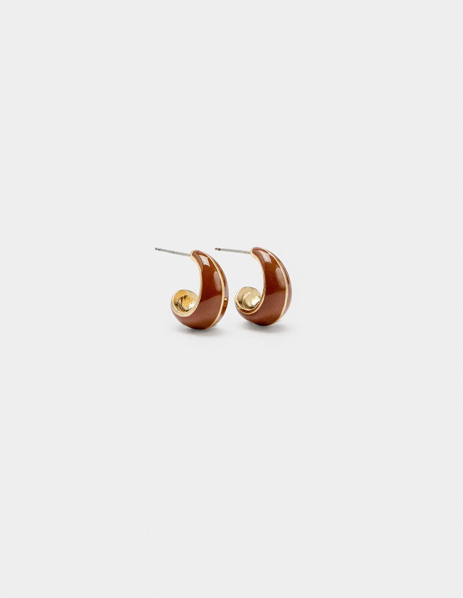 Aretes cortos Amber