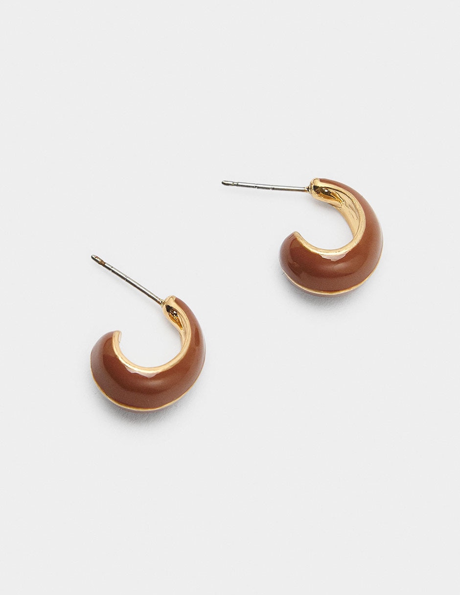 Aretes cortos Amber 2