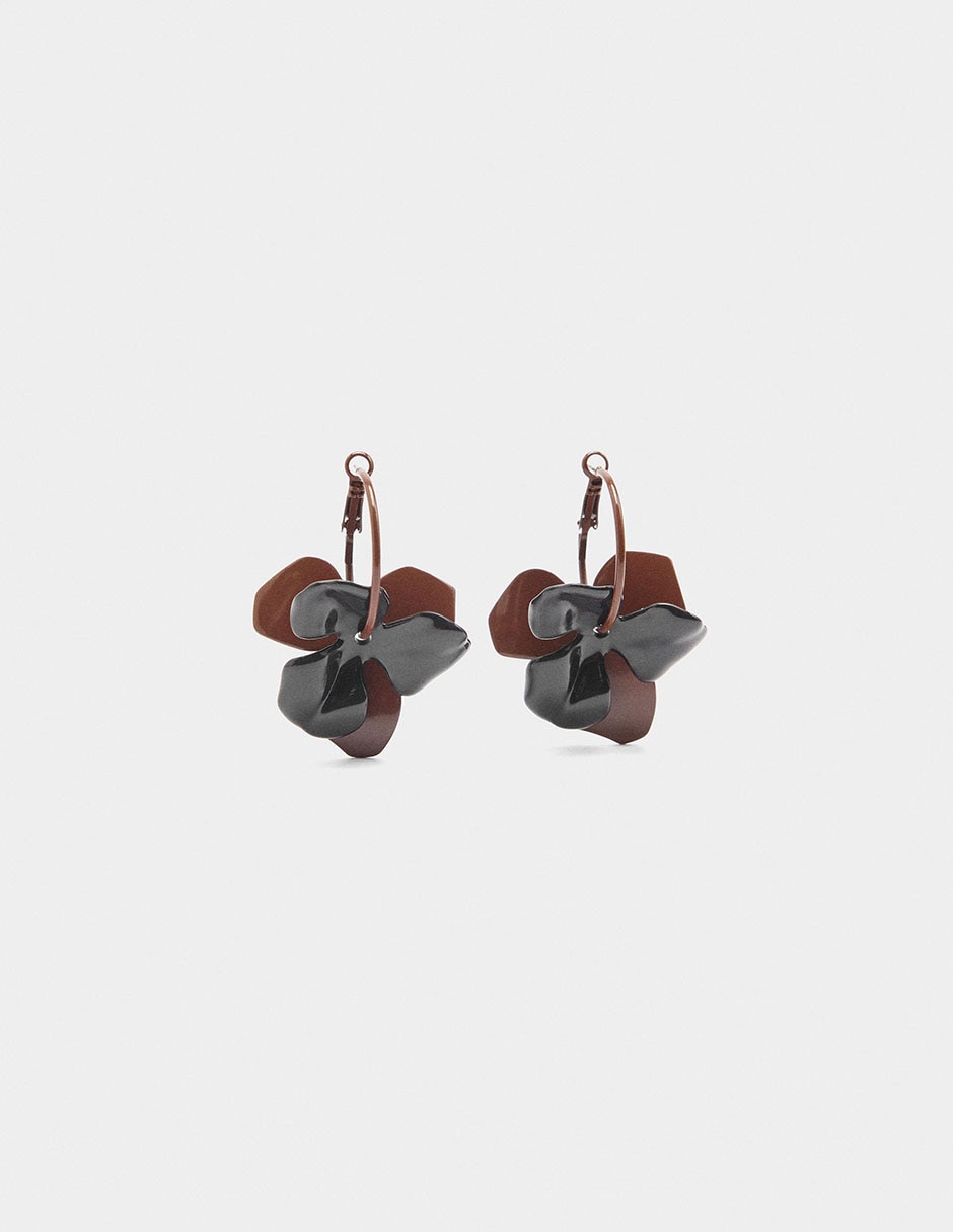 Aretes largos Petals