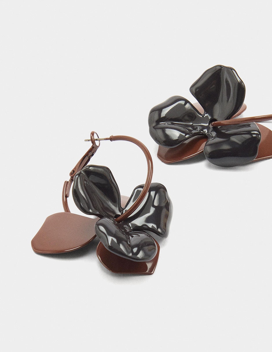 Aretes largos Petals 2