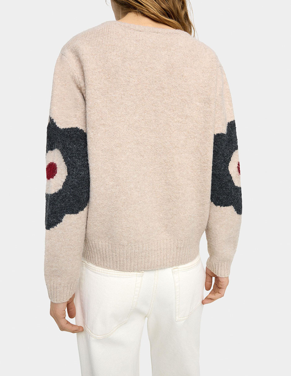 Suéter cuello redondo para mujer 4