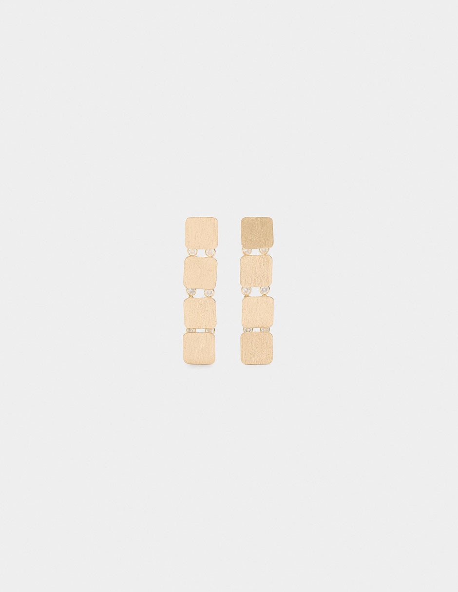 Aretes largos Golden Delicates