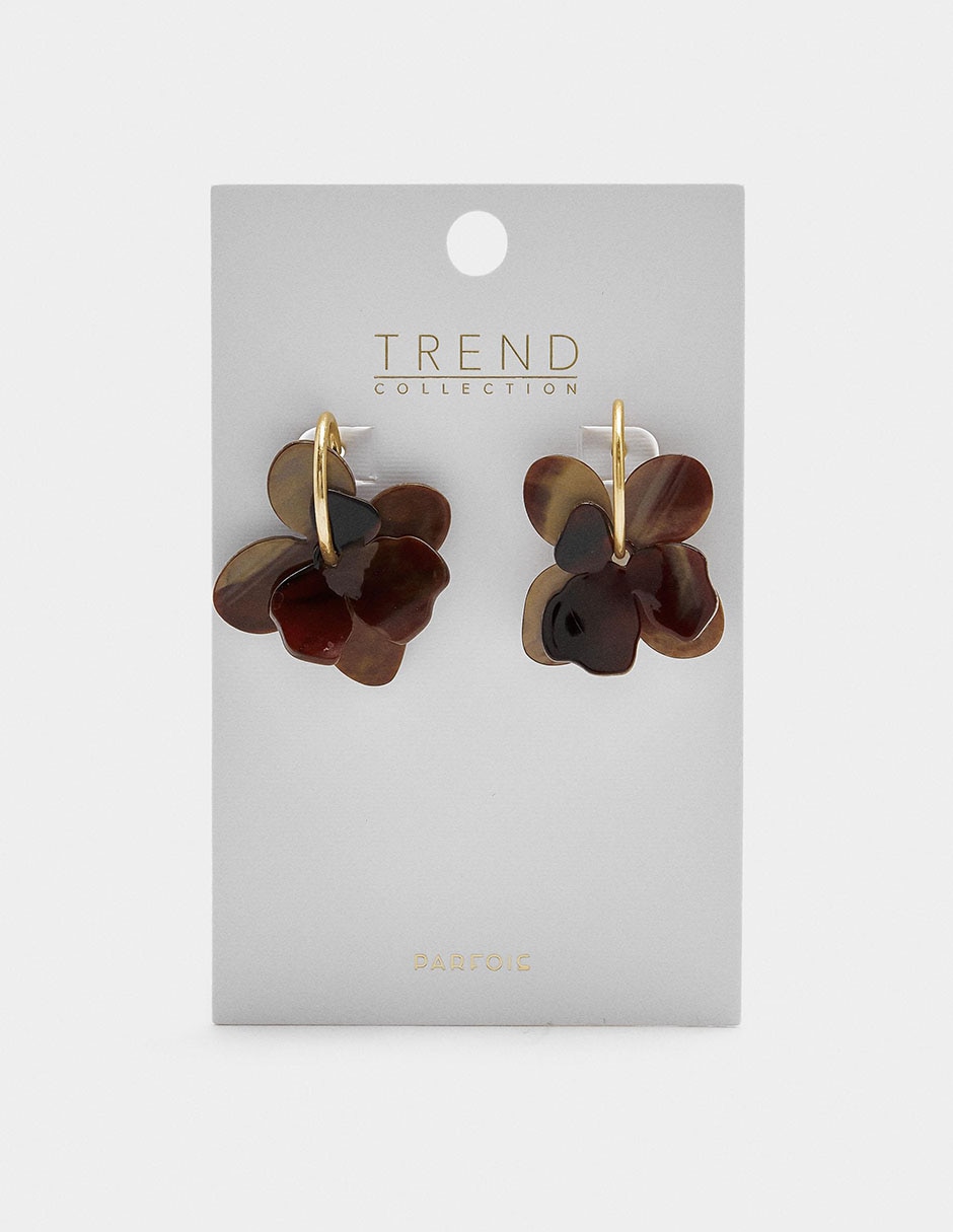 Aretes largos Trend con acabado pulido 4
