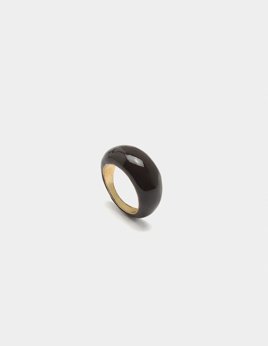 Anillo Amber con acabado pulido 4