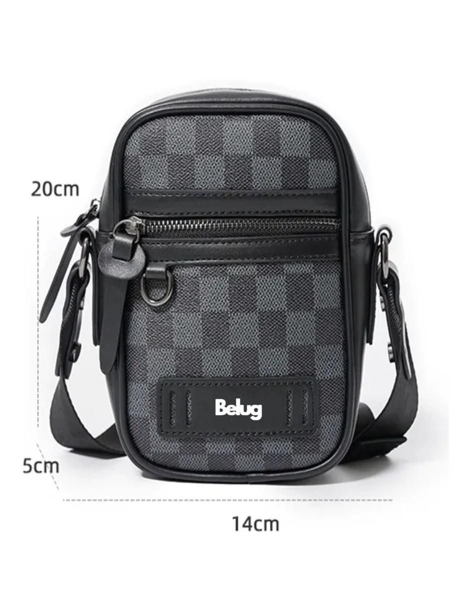 Bolsa crossbody de cuero para hombre 7