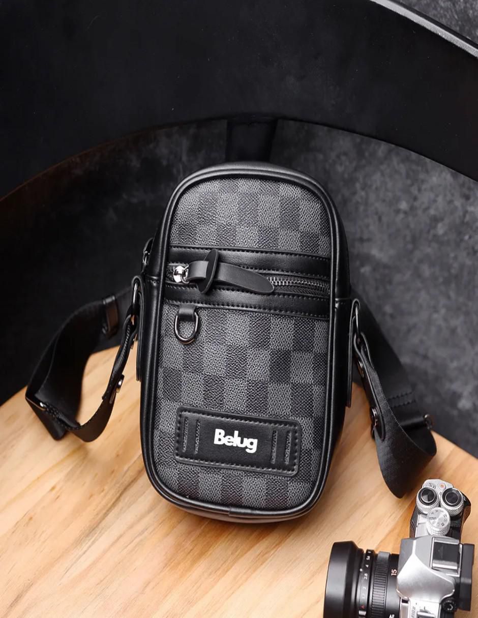 Bolsa crossbody de cuero para hombre 3
