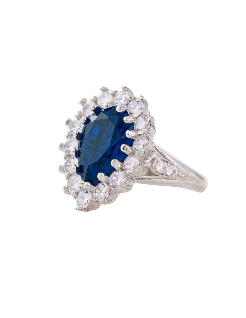 Anillo de gota Hürrem Sultan P 925 de plata zirconia cúbica 4