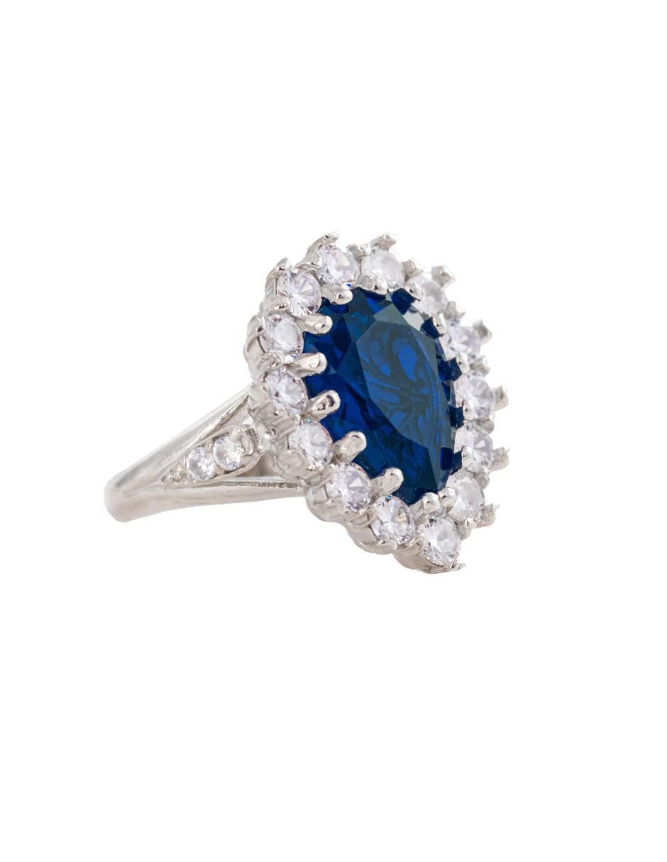 Anillo de gota Hürrem Sultan P 925 de plata zirconia cúbica 5