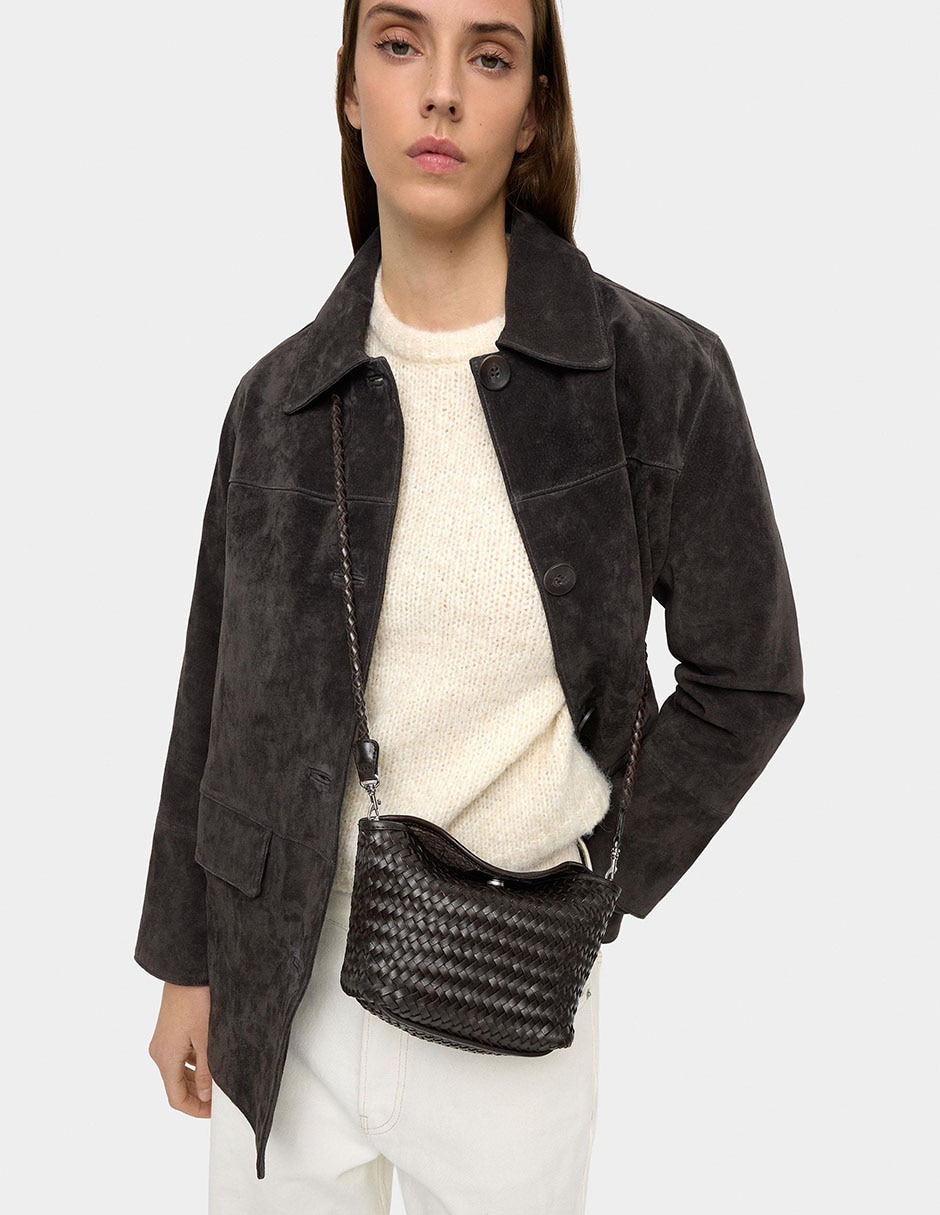 Bolsa crossbody de cuero para mujer 2
