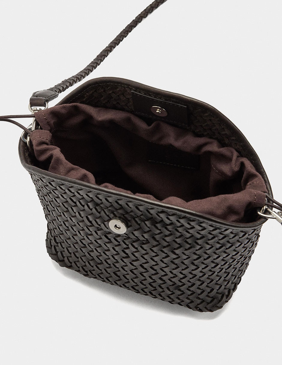 Bolsa crossbody de cuero para mujer 6