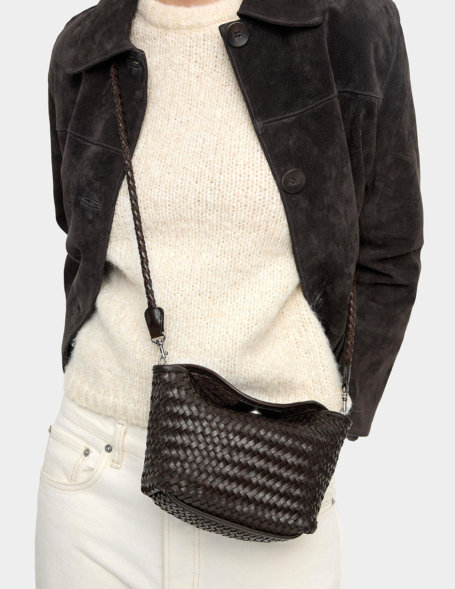 Bolsa crossbody de cuero para mujer 7