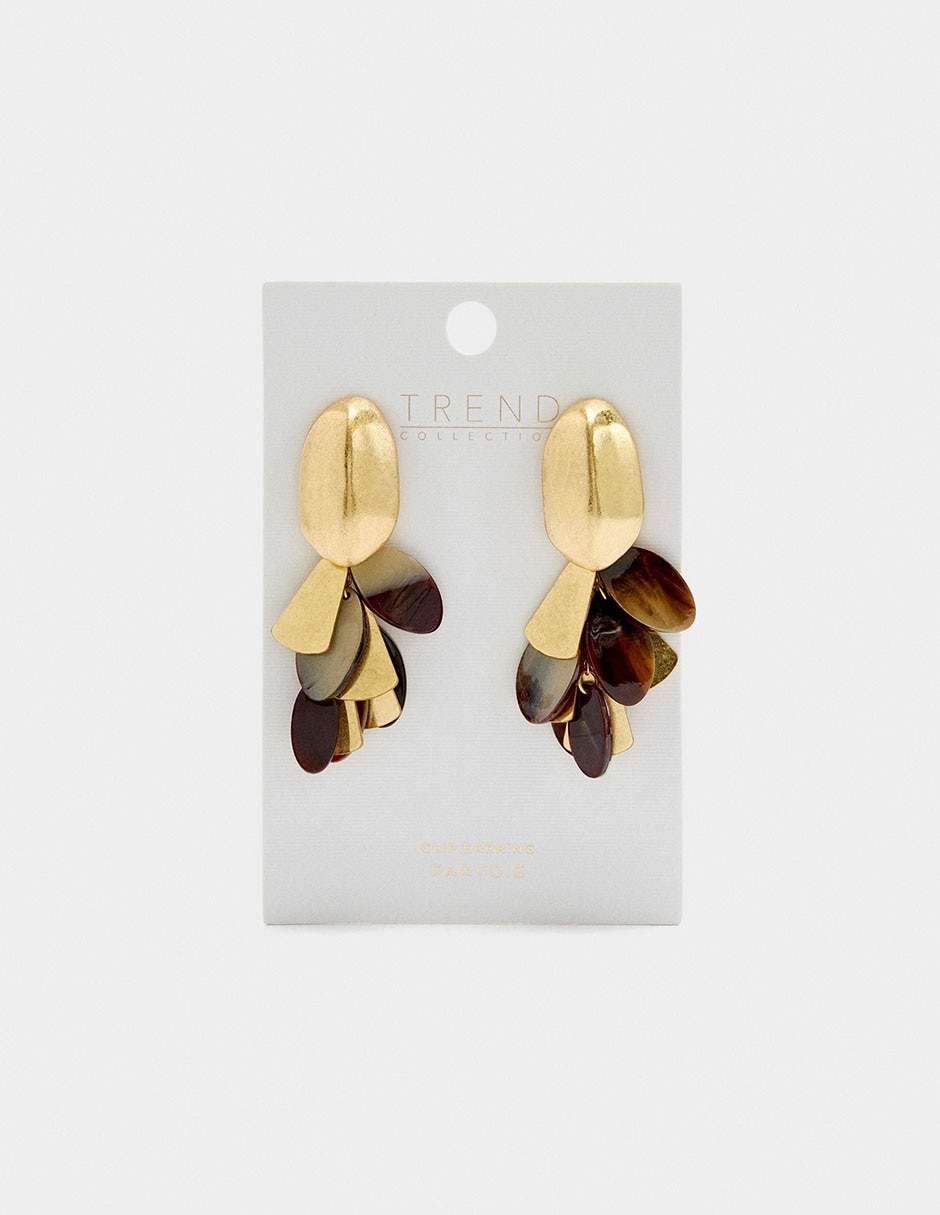 Aretes largos Trend Extra con acabado brillante 5