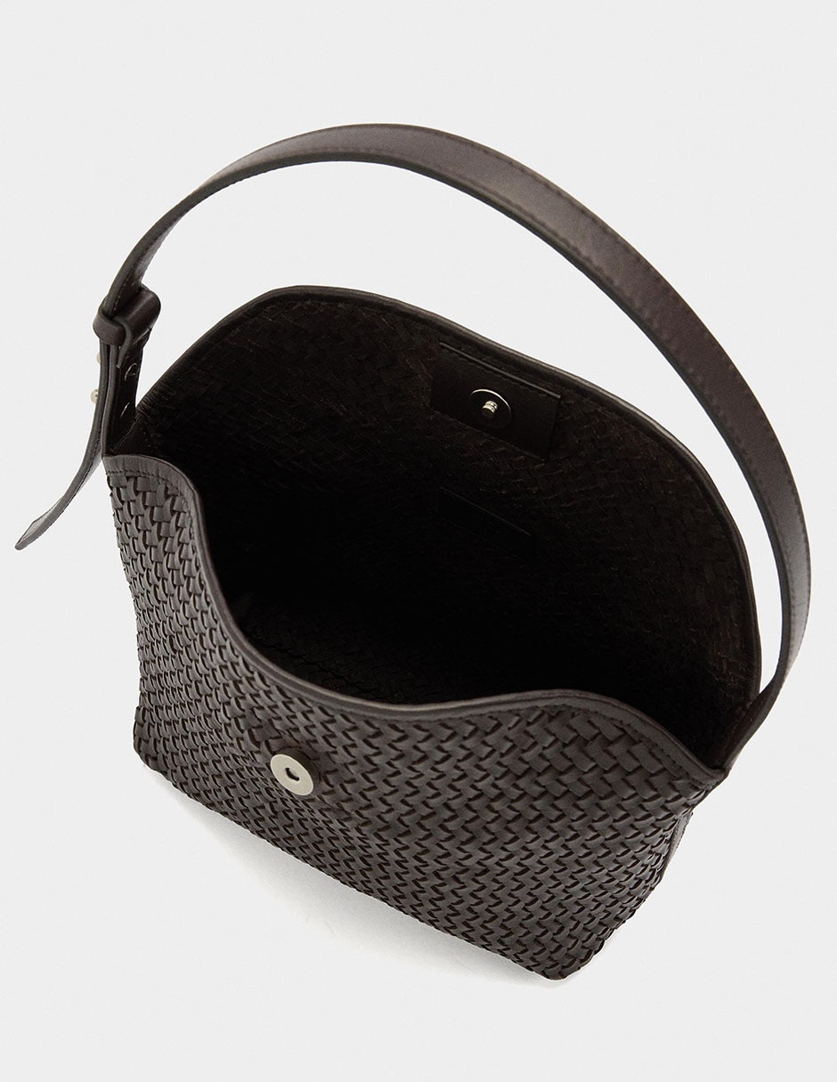 Bolsa shoulder de cuero para mujer 5