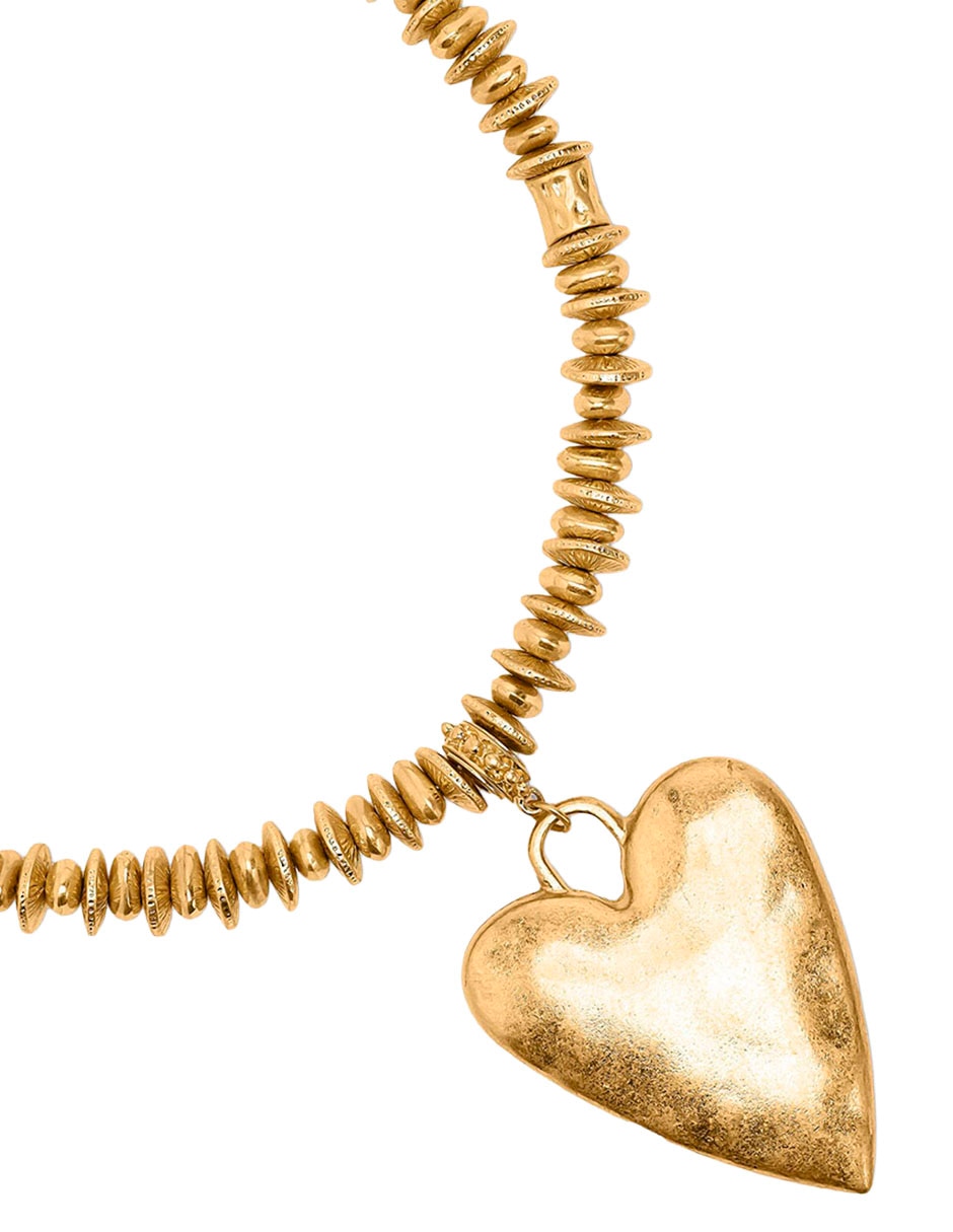 Collar con dije de corazón 2