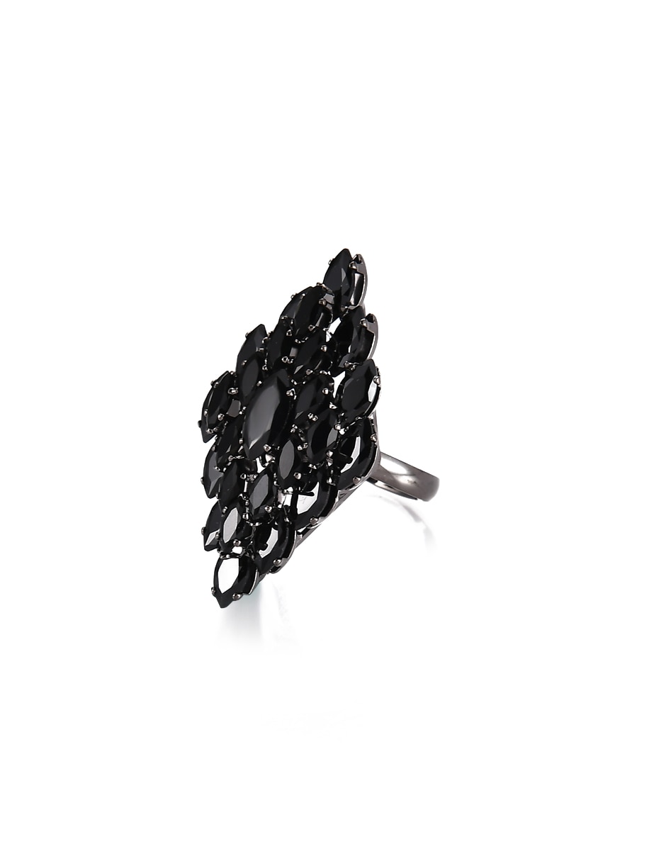 Anillo de rombo cristal brillante 2