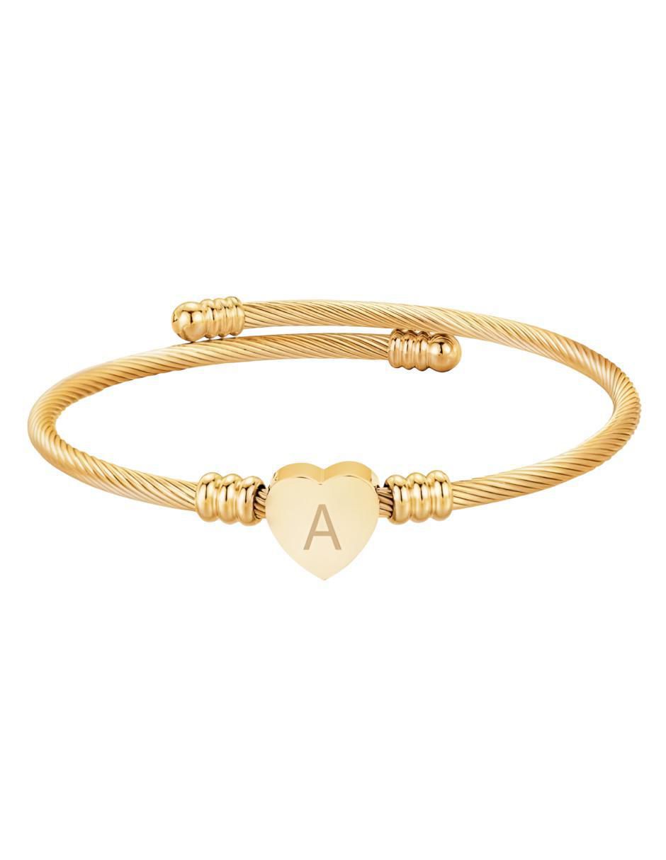 Pulsera 10 K acabado baño de oro 3