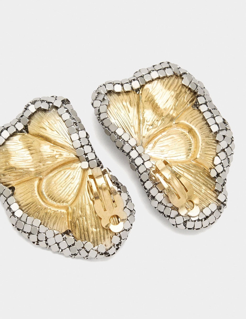 Aretes cortos Trend Extra con acabado espejo 4