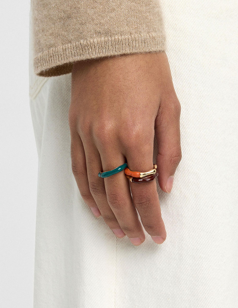 Set anillo acabado brillante 2