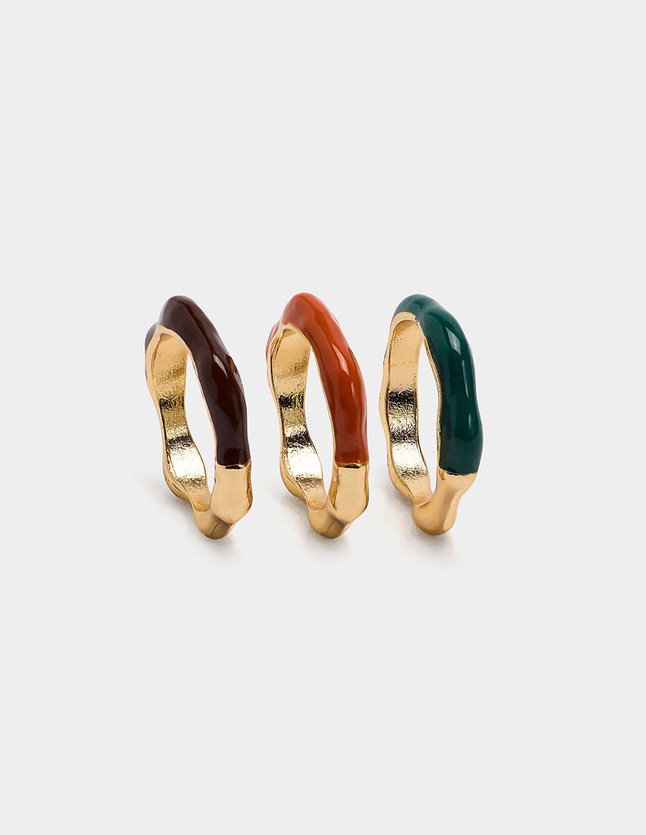 Set anillo acabado brillante 3