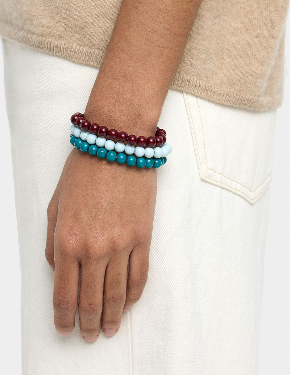 Set pulsera Wine & Dine acabado brillante 2