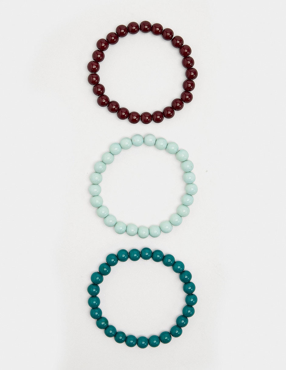 Set pulsera Wine & Dine acabado brillante 4