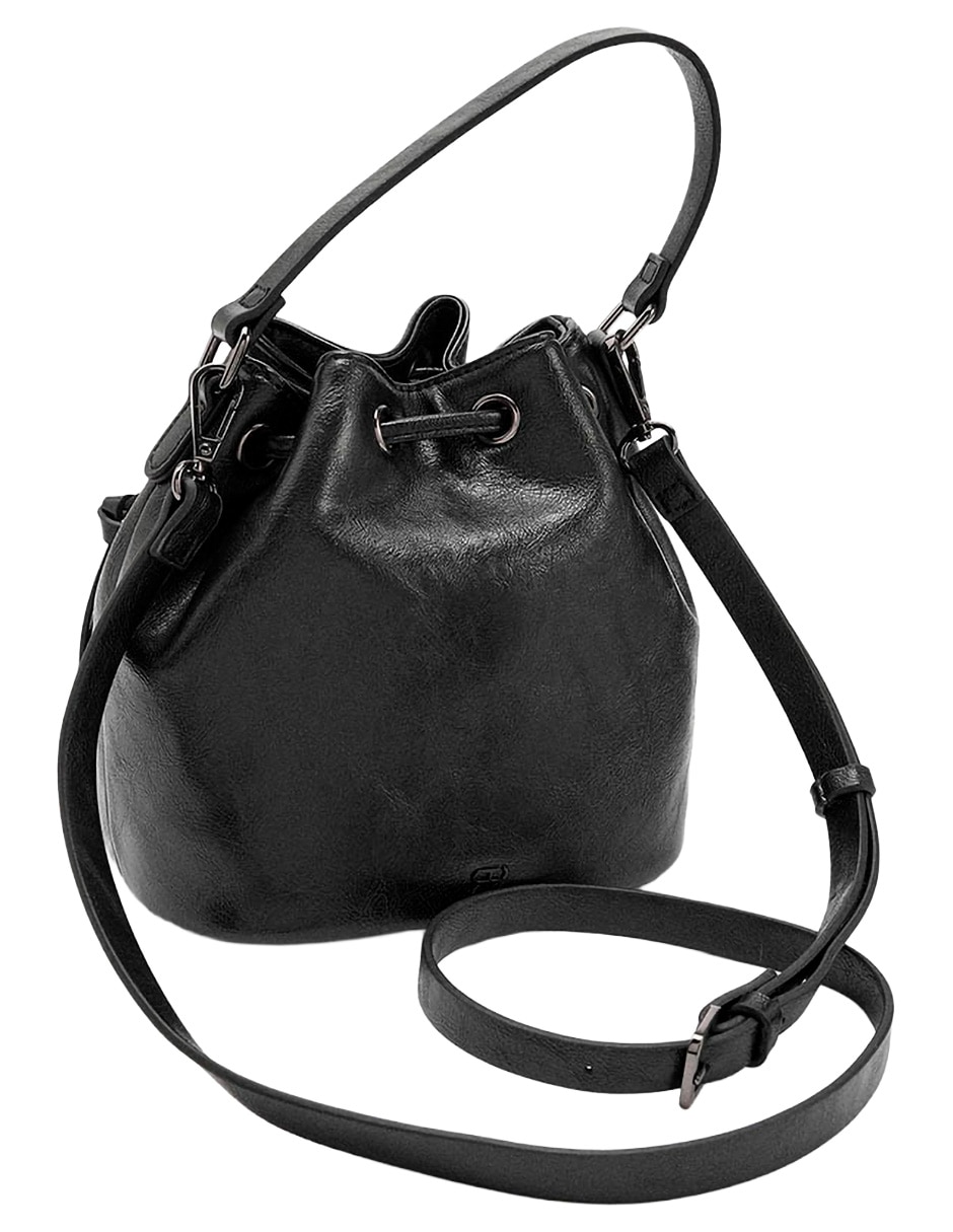 Bolsa bucket Zippers para mujer 4