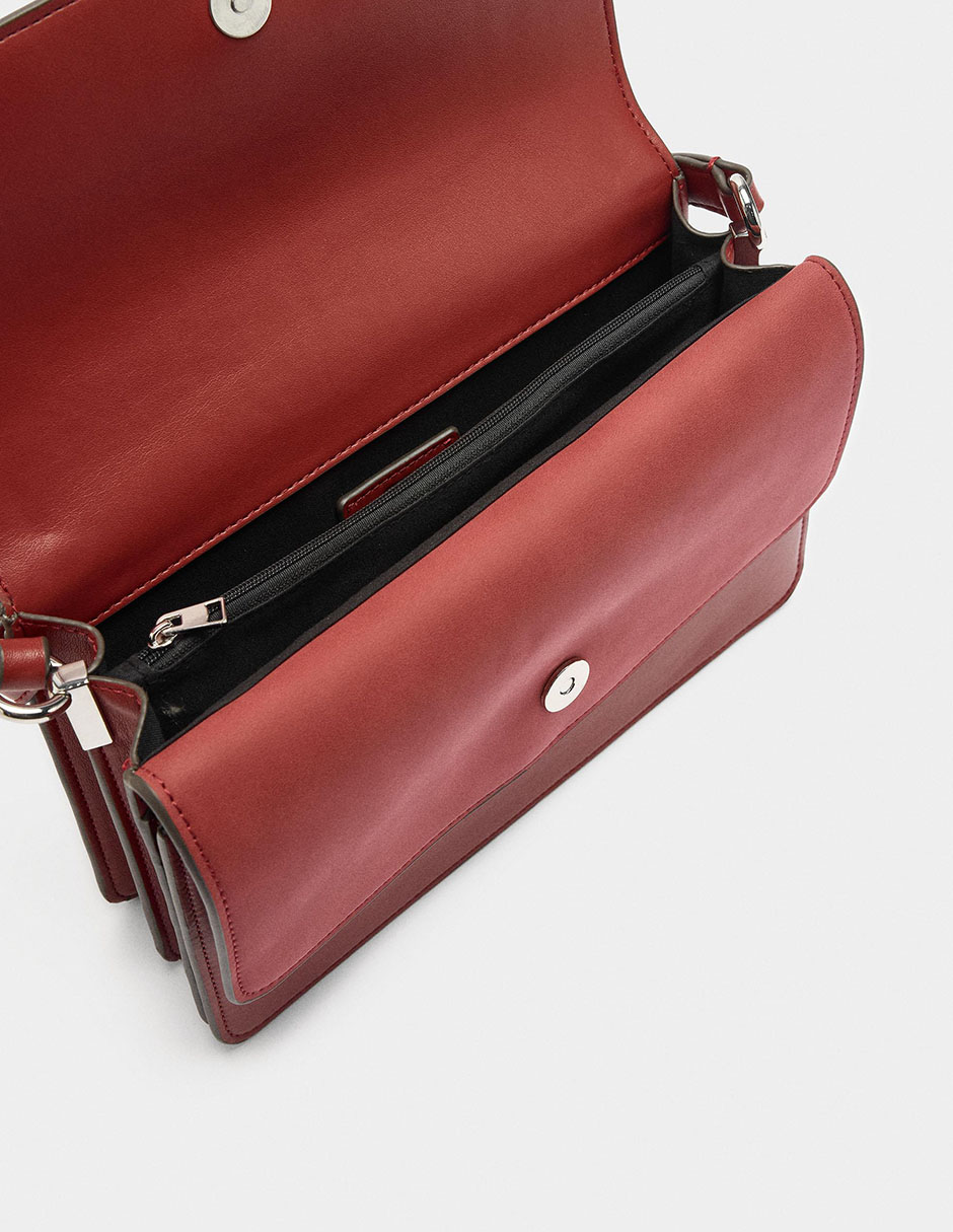 CROSSBODY PARFOIS 2439, UNITALLA, ROJO