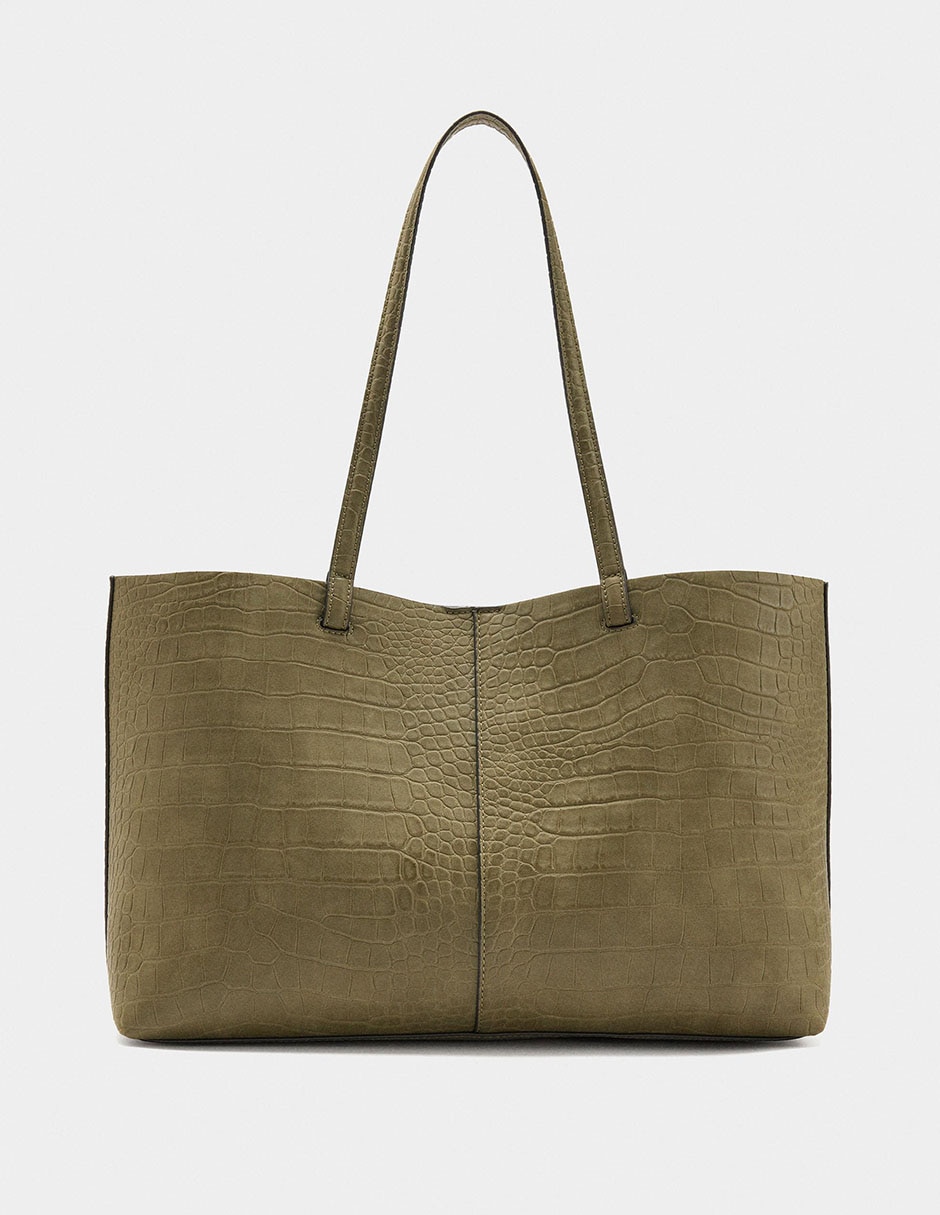 Bolsa shopper Malva para mujer