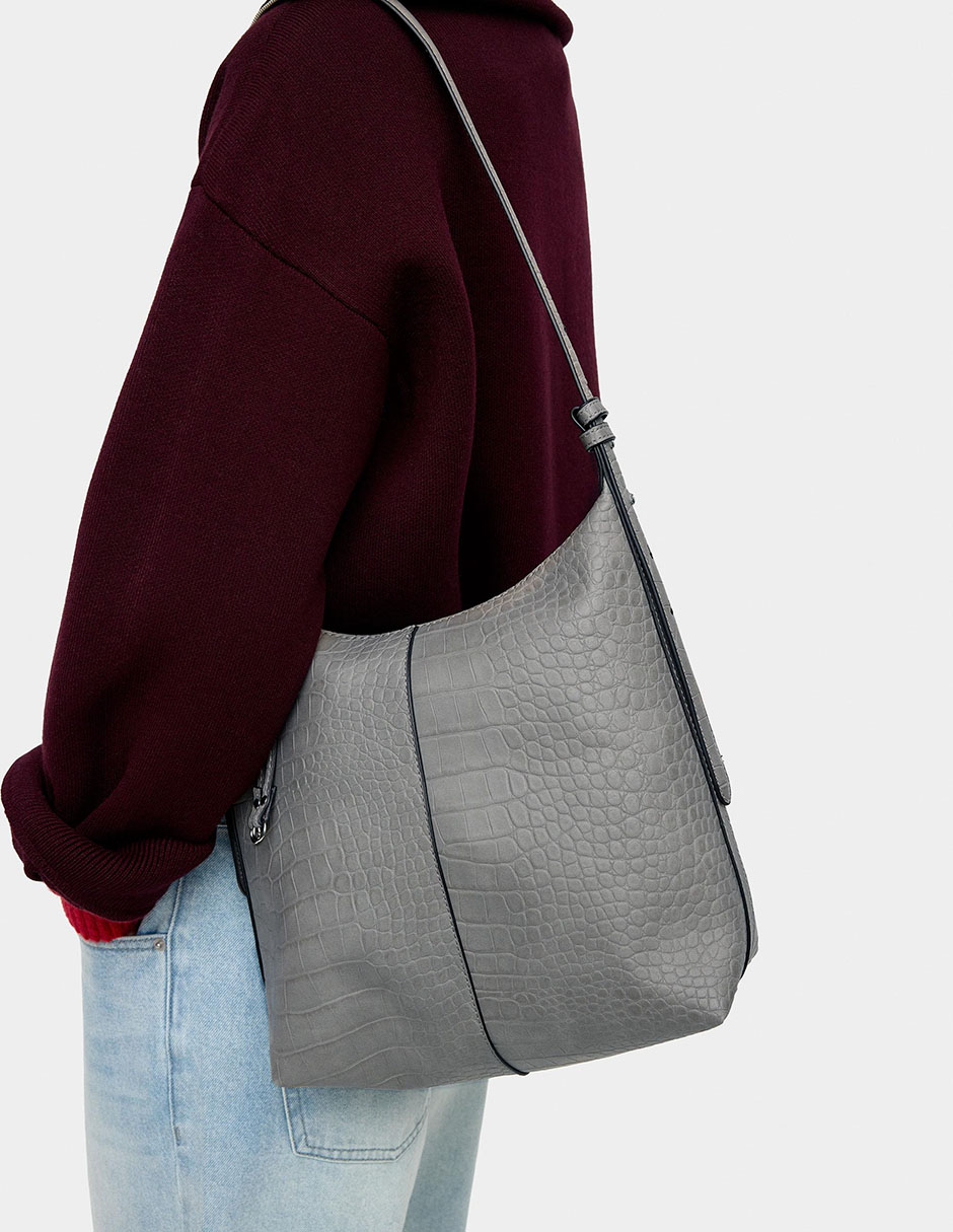 Bolsa shoulder Malva para mujer 2