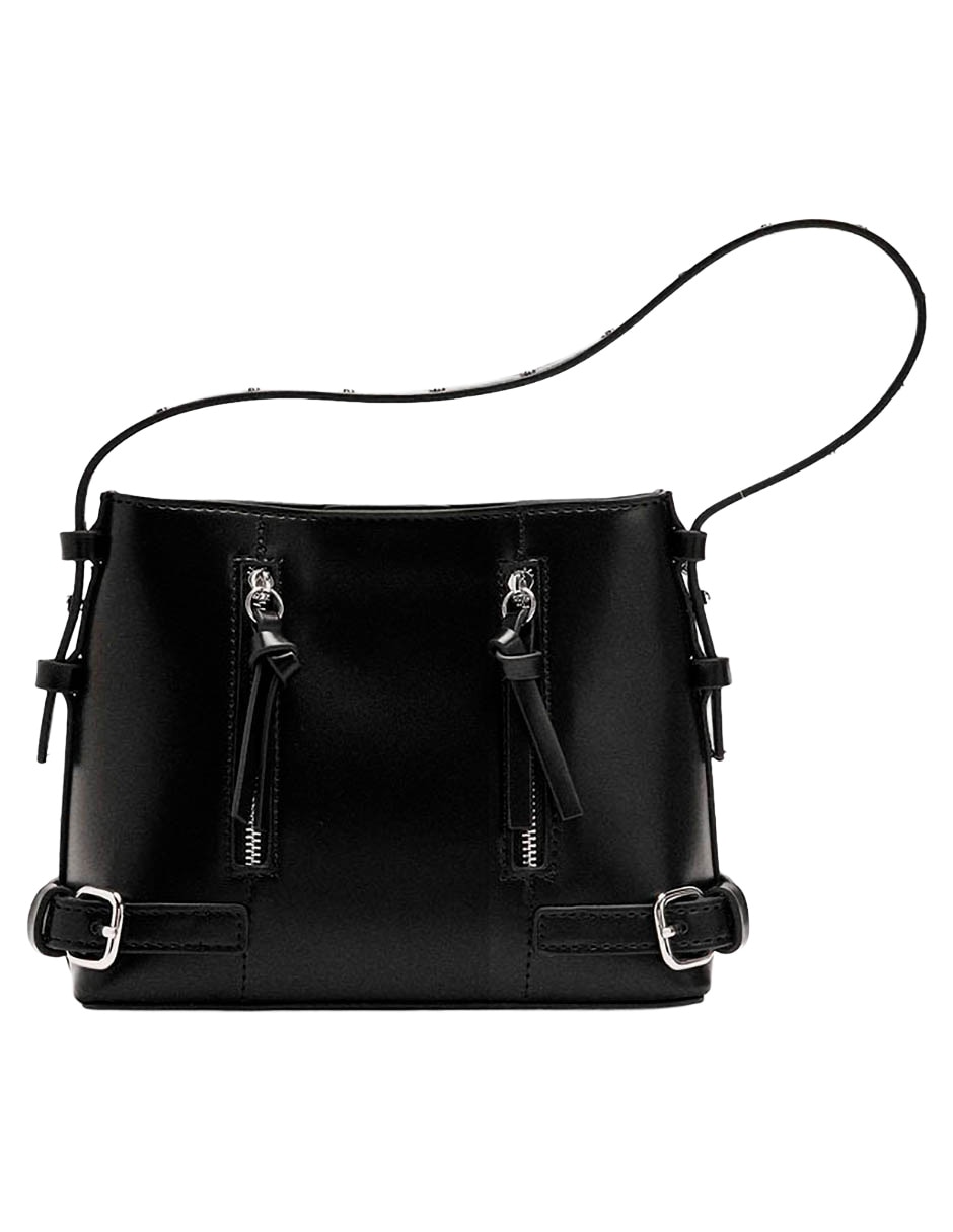 Bolsa bucket Zippers para mujer