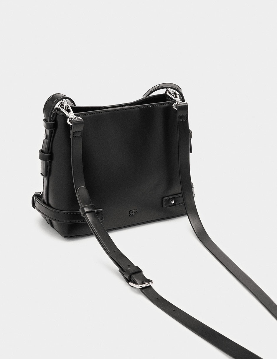 Bolsa bucket Zippers para mujer 4