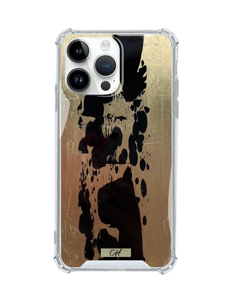 Funda para iPhone Black Gold de acrílico