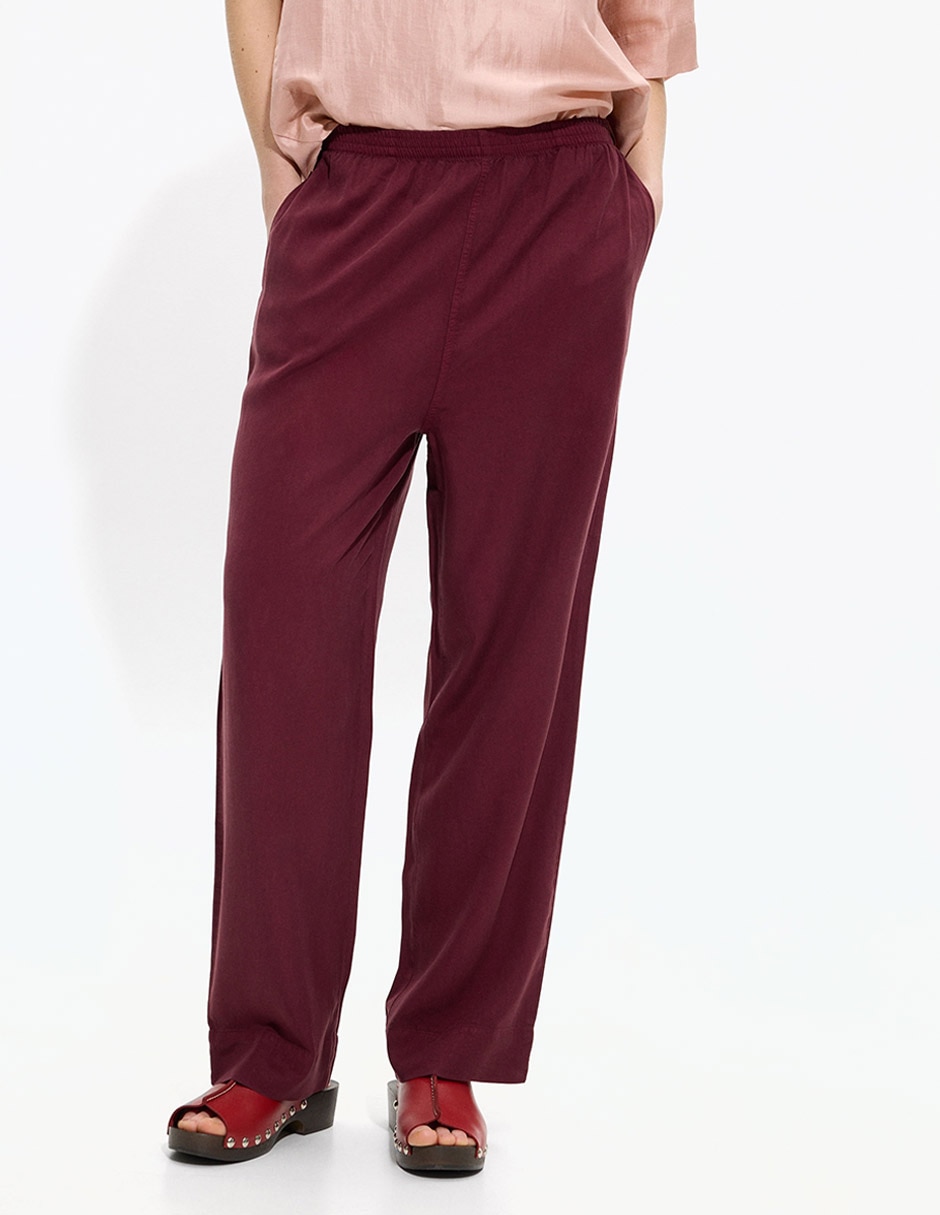 Pantalón relaxed regular para mujer