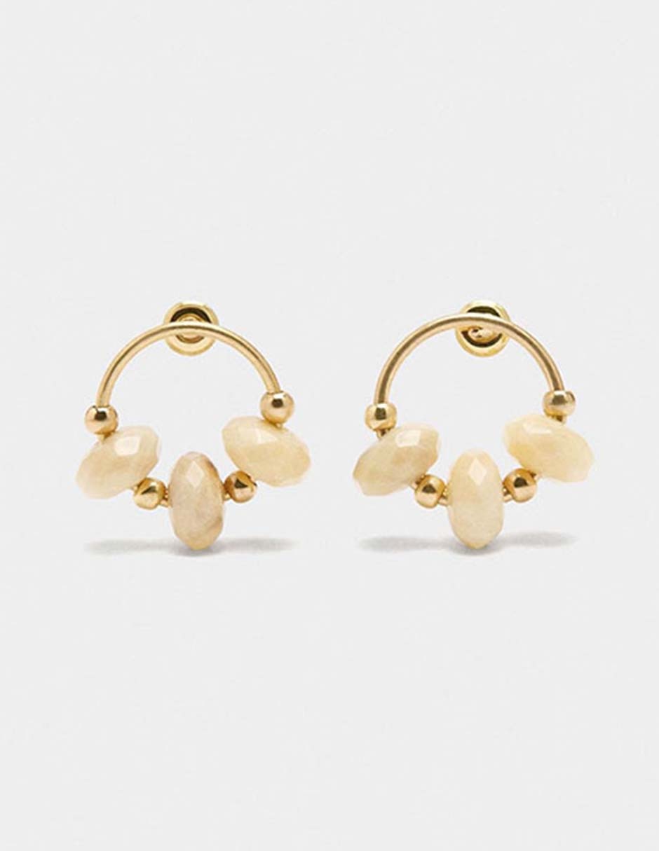 Aretes cortos Golden Basics Extra