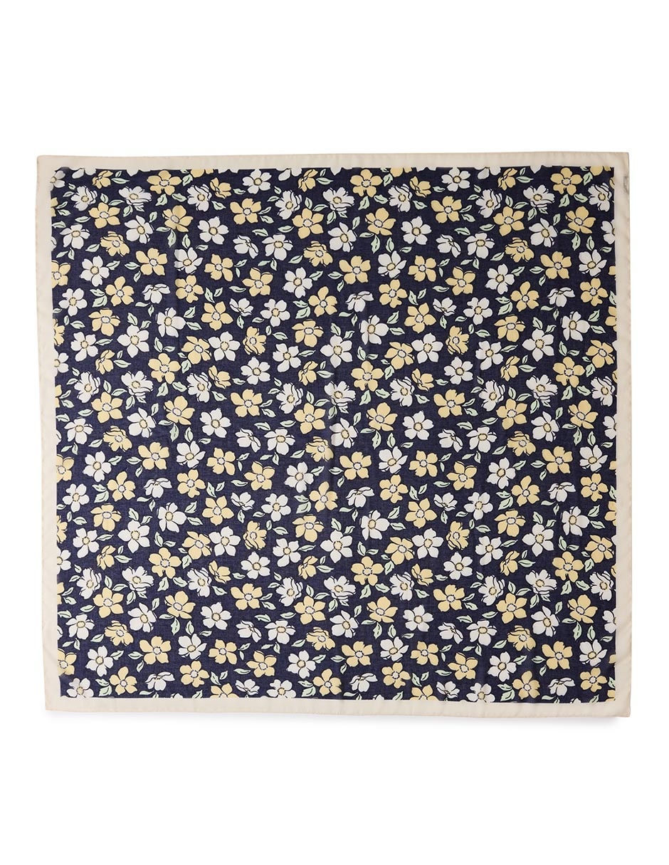 Mascada con estampado floral para mujer